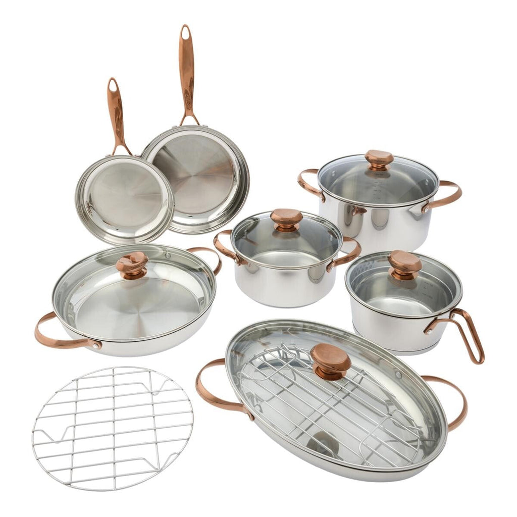 14-piece Stainless Steel Cookware Set